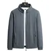 M-8XL Tallas Grandes Transfronterizo Suéter de Polar Color Sólido Cuello Alto Chaqueta Cardigan para Hombre Primavera y Otoño Chaqueta Deportiva de Polar