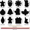 Papel de Raspar DIY Temático de Natal Decoração de Grafite Árvore de Natal Papel de Desenho Cartoon Criativo Feito à Mão para Crianças Venda por Atacado
