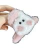 Lindo Oso Panda Conejo Pinza de Agarre Otoño e Invierno Felpa Pinza para el Cabello Pinza de Tiburón Pinza para el Cabello Dulce Dibujos Animados Accesorios para el Cabello