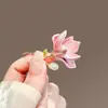 Estilo Chino Elegante y Exquisito Broche de Magnolia Nueva Moda Elegante Broche de Flor Retro Bandera Dinastía Han Accesorios de Ramillete