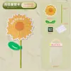 Regalo para el Día del Maestro Hecho a Mano DIY Creativo Práctico Aspecto de Alta Gama Ramo de Flores Tarjeta de Felicitación 3D Regalo de Jardín de Infancia para Maestra