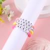 Pulsera de cuentas del alfabeto para niños terminada en stock educación temprana para bebés disponible cuentas acrílicas cuentas de mano al por mayor