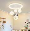 Lámpara de techo estilo crema francesa para dormitorio principal, romántica, con protección para los ojos, para sala de estar, lámparas colgantes, ambiente moderno y sencillo, Zhongshan