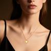 Colgante de Corazón de Plata Esterlina Yuanfan S925 de Venta Caliente Transfronteriza para Mujer, Diseño Nicho Europeo y Americano, Collar con Grabado DIY al por Mayor