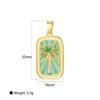 Collar Colgante de Tarot con Colgantes de Flor de Crisantemo de Coco Cisne con Baño de Oro de 18 Quilates Retro Europeo y Americano Accesorios de Colgante