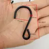 Gancho en forma de S negro, gancho sólido de metal en forma de S, gancho de conexión para etiquetas, gancho S, gancho para luces.