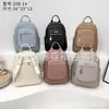Mochila Nueva de Cuero Suave PU para Dama Antirrobo Ligera Coreana Gran Capacidad Bolsa de Viaje Transfronteriza Comercio Exterior Al por Mayor Bolsa para Mujer