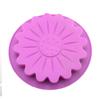 Molde para pastel de gasa para horno microondas, molde para pan de mousse, molde para hornear pizza con forma de girasol de 6 pulgadas, herramienta