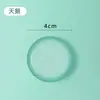 Pegatinas de Silicona Anticolisión para Manijas de Puerta, Amortiguador Elástico Anticolisión para Puertas de Refrigerador y Gabinetes Domésticos, Pegatinas de Pared Anticolisión