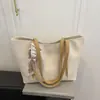 Bolso tote de gran capacidad para mujer para exportación, nuevo bolso de hombro casual primavera/verano 2026, bolso tote retro europeo y americano para el día a día