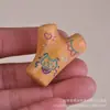 Sándalo Madera de Azufaifo Cilíndrico Dos Piezas Atrae Fortuna Lindo Animal Juguete Accesorio Pulsera DIY