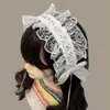 2026 Nova Faixa de Cabelo com Laço de Renda Lolita Presilha de Cabelo Feminina Grampo de Cabelo Lolita Menina Doce Acessório de Cabelo Fofo