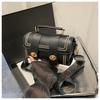 Bolso de Moda Europeo y Americano para Mujer 2024 Primavera y Verano Nuevo Bolso de Mano Cilíndrico de Moda Correa Ancha para el Hombro Bolso de Hombro Cruzado