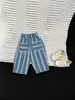 Pantalones infantiles de principios de otoño 2026 estilo primavera y otoño, pantalones largos a rayas para bebés y niños pequeños, niños y niñas, pantalones infantiles casuales de algodón estilo coreano