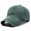 Boné de Baseball Lavado Estilo Americano com Aba Macia Transfronteiriço, Todo em Algodão Casual Retrô Proteção Solar Chapéu com Logo Bordado