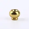 Cabeça de Bola Decorativa de Metal Latão de Fábrica com Duas Aberturas e Furo, Bola Perfurada, Bola Redonda Oca Dupla Passagem, Bola para Conexão de Tubo