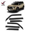 Adequado para 24 Lexus GX modificado chuva escudo GX550 especial carro janela capa de chuva decoração acessórios
