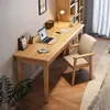 Escritorio nórdico de madera maciza para apartamentos pequeños, escritorio para estudio en casa, escritorio para escribir para estudiantes, escritorio de oficina para dormitorio, escritorio para computadora de habitación