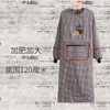 Avental de Algodão Roupa de Trabalho para Mulheres, Adequado para Usar Fora, para Cozinhar na Cozinha, Resistente a Manchas, Roupa de Trabalho Masculina, Novo Estilo para o Trabalho, Comprimento Médio para Adultos, Protetor