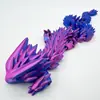 Producto Nuevo Más Vendido Transfronterizo Figura Modelo de Dragón Sin Dientes Impresa en 3D Juguete Colorido con Articulaciones Móviles Dragón de Cabeza Grande