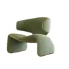 Sofá de Tela Sala de Estar Diseñador Creativo Sillón Individual Sofá Silla Lujo Ligero Hotel Zona de Recepción de Ocio