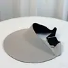 Sombrero de copa vacío para primavera y verano, plegable, portátil, para hombres y mujeres, ligero, transpirable, protector solar para exteriores, sin costuras