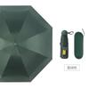 Personalizado Mini Cápsula Guarda-chuva Protetor Solar Protetor Solar 8 Osso Cola Preta Cinco vezes Guarda-chuva Ensolarado e Chuva Dupla finalidade Guarda-chuva de bolso dobrável