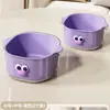 Bonito Cuenco de Frutas de Nuevo Estilo, Exquisito Diseño de Estrella Dopamina, Cesta Doble con Drenaje para Uso Doméstico, Lavabo para Verduras para Sala de Estar y Cocina