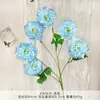 Flores de Peonía Artificiales de Seda Simuladas de 6 Cabezas con un Toque de Alta Gama, Adecuadas para Bodas, Producto Terminado para Decoración de Sala de Estar, Flores de Plástico