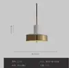[Personalizado] Barra de Bar Pequeña Creativa Moderna Lujo Ligero Mesa de Comedor Simple Mármol Lámpara Colgante de Mesita de Noche Dormitorio Nórdico Lámpara Colgante de una Sola Cabeza