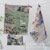 Serie Bosque Toalla Cuadrada de Gasa de Algodón Puro Toalla Facial de Dibujos Animados Toalla de Mano y Cara para Niños de Jardín de Infancia Exportación Transfronteriza