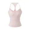 Top de verano con ribete de encaje en la parte delantera, de estilo maduro, entallado y sin espalda, combinado con un sexy top de tirantes finos para un look de chica hot