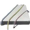 Pulseira tennis colorida de moissanita em estoque para atacado, popular no Xiaohongshu, corrente tennis de luxo leve de alta qualidade para mulheres