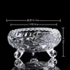 Cinzeiro grande de vidro, cristal estilo europeu, criativo, estiloso, personalizado, adequado para sala de estar, quarto, escritório, KTV, hotel