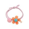 Ligas para el Cabello Estilo Ins Coreano con Flores de Colores y Diseño de Nudo, Diademas Juveniles con Elementos de Pez Dorado