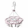 Três e 24 Clamp Plum Blossom Shaped Drying Rack Multi-Clip Secagem de Roupas Meias Varanda Cabide de Roupas Cabide de Roupas Cabide de Roupas