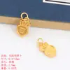 Acessórios para pulseira diy cor-preservação ouro antigo furo grande furo grande coelho fofo rabanete acessórios para colar acessórios de joia atacado
