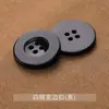 Botones de Resina de Cuatro Agujeros con Borde Ancho para Ropa, Pantalones, Trajes, Camisas, Pantalones, Botones Negros y Blancos, Botones Dorados