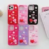 Venda Direta de Fábrica Adequado para iPhone 17 Capa de Celular com Pingente de Porquinho Desenho Animado 17 Pro Max Capa Anti-Queda de Flor