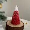 Velas para árbol de Navidad transfronterizas, decoraciones creativas para fiestas con ambiente navideño, velas navideñas al por mayor transfronterizas