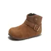 Dr. Infantil. Botas empilháveis Martens 2026 nova temporada outono e inverno menina bebê Botas de couro Birkenstock para crianças pequenas e médias moda infantil botas de cano baixo estilosas