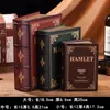 Livro Falso Decorativo de Madeira Estilo Europeu Modelo de Livro Estante de Armazenamento Corredor Estudo Estante de Livros Estante de Livros Ornamentos Decorativos