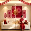Decoración de boda para sala de estar, pegatinas de palabras felices, pared de fondo para sofá de casa nueva, arreglo de habitación de boda, dormitorio de la novia, bata de boda, sesión de fotos