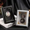 Porta-Retrato Tridimensional Oco DIY Moldura de Exibição Estilo Europeu Porta-Retrato de Madeira para Espécimes Mesa MDF Pequeno Porta-Retrato Atacado em Estoque