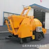 Mezcladora de Tolva Fija Mezcla de Cemento y Mortero Máquina Todo en Uno Mezcladora de Concreto Pequeña Máquina Todo en Uno de Bombeo