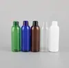 Botella Qiqiu de Hombro Redondo de 60ml Tapa de Presión Botella de Empaque para Agua Cosmética de Rocío Puro Botella para Embotellado de Muestras de Limpiador Facial