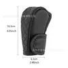 Cubierta Protectora de Palanca de Cambios para Coche Cubierta de Cuero Transpirable de Piel de Vaca para Palanca de Cambios con Patrón de Fibra de Carbono Cubierta Universal para Palanca de Cambios Accesorios para Coche