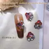 Arte de Uñas Apilado con Pedrería Color Champagne de Seda, Producto Terminado Apilado con Pedrería Color Café Maillard Deslumbrante de Otoño e Invierno, Arte de Uñas de Bola Apilada con Pedrería