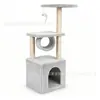 Árvore para gatos de comércio exterior drop shipping túnel pequeno para gatos arranhador para gatos árvore para gatos integrada arranhador totalmente sisal durável cama para gatos fechada