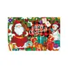 Nueva tela de fondo navideño transfronteriza para decoración de eventos, arreglo de banderas, fiesta fotográfica temática navideña para crear ambiente, personalización